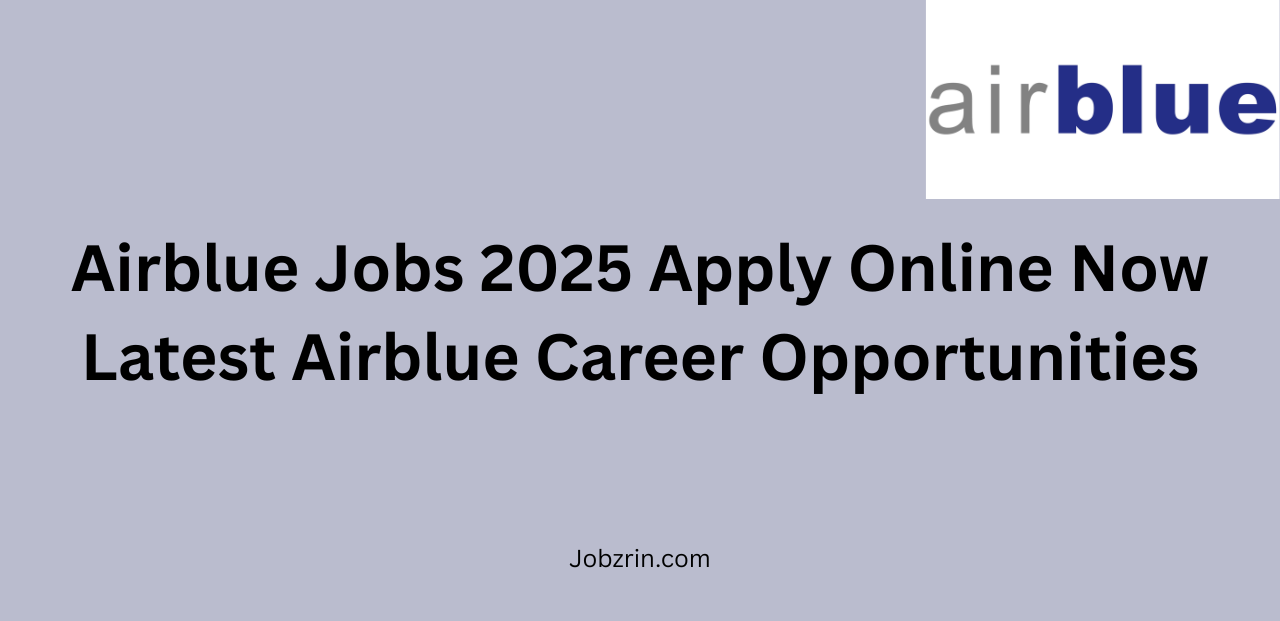 Airblue Jobs 2025